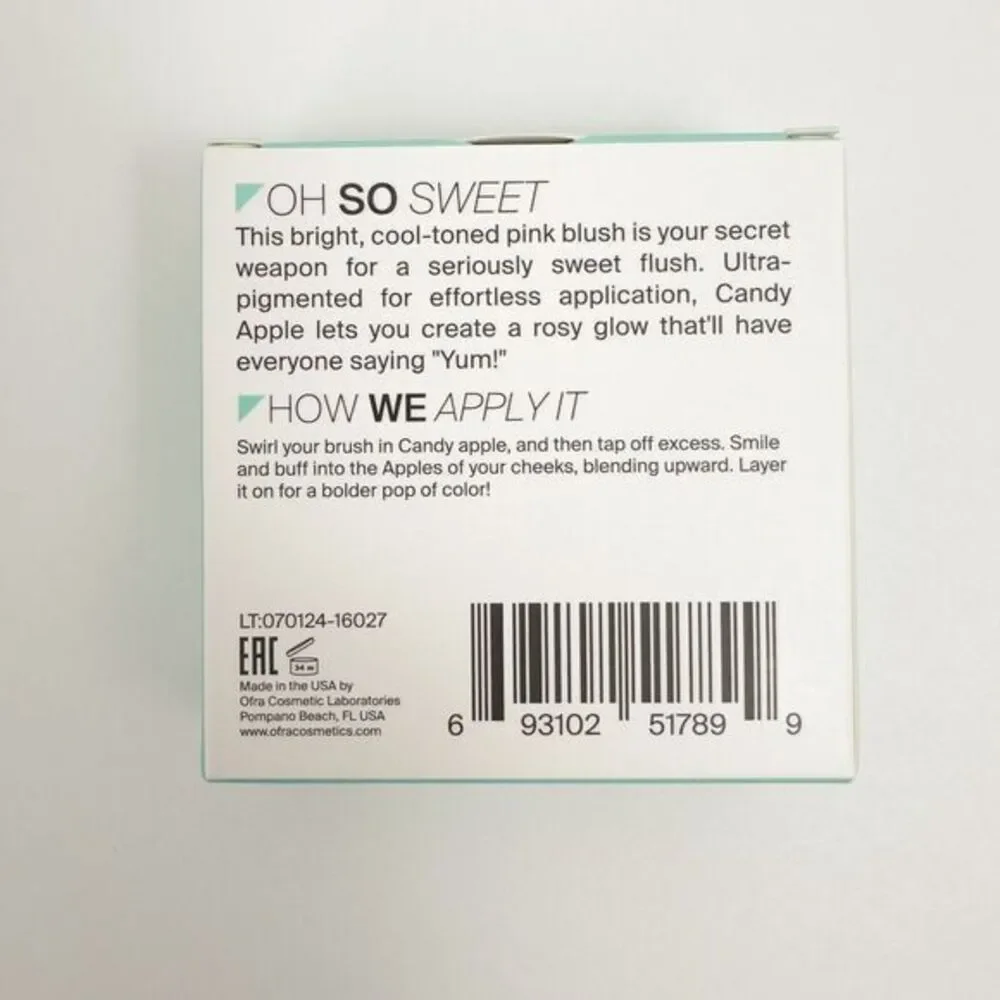 5/$20 Ofra Candy Apple Blush Cool Pink Full Size 7g NIB‎